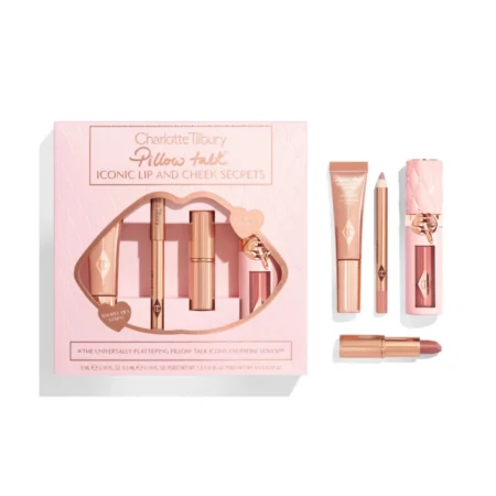 Charlotte Tilbury Pillow Talk Iconic Lip and Cheek Secrets Gift Set Plumpgasm